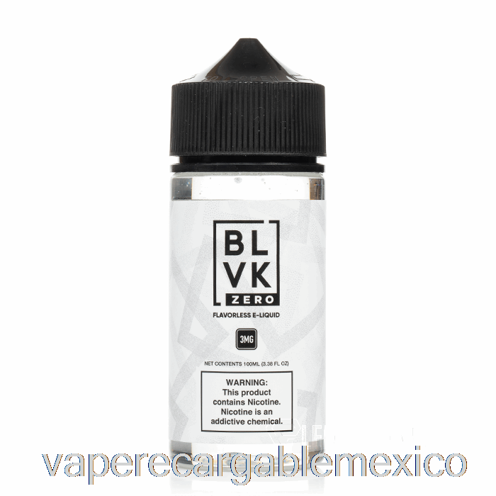 Vape Recargable Sin Sabor - Blvk - 100ml 0mg